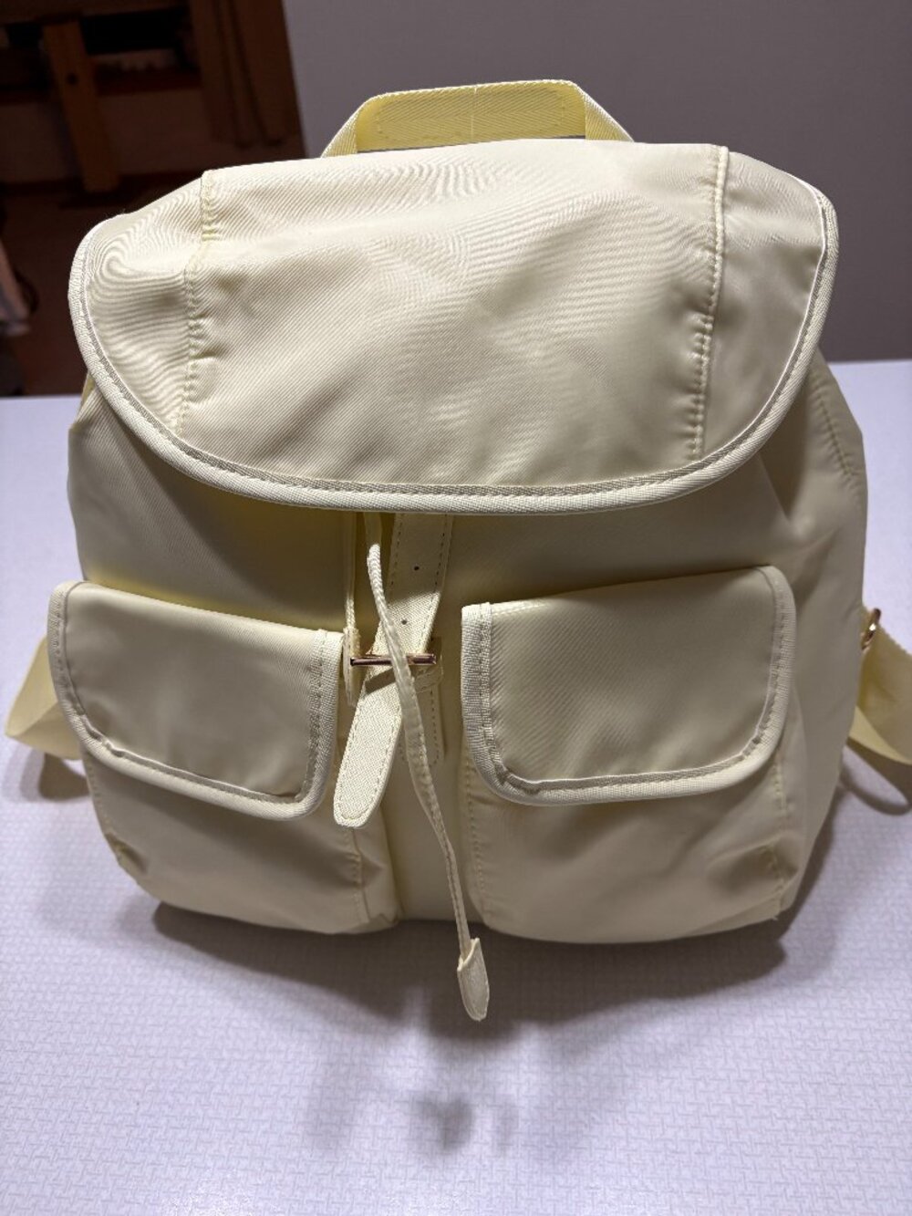 NWT Year with Ours Yellow Nylon Backpack